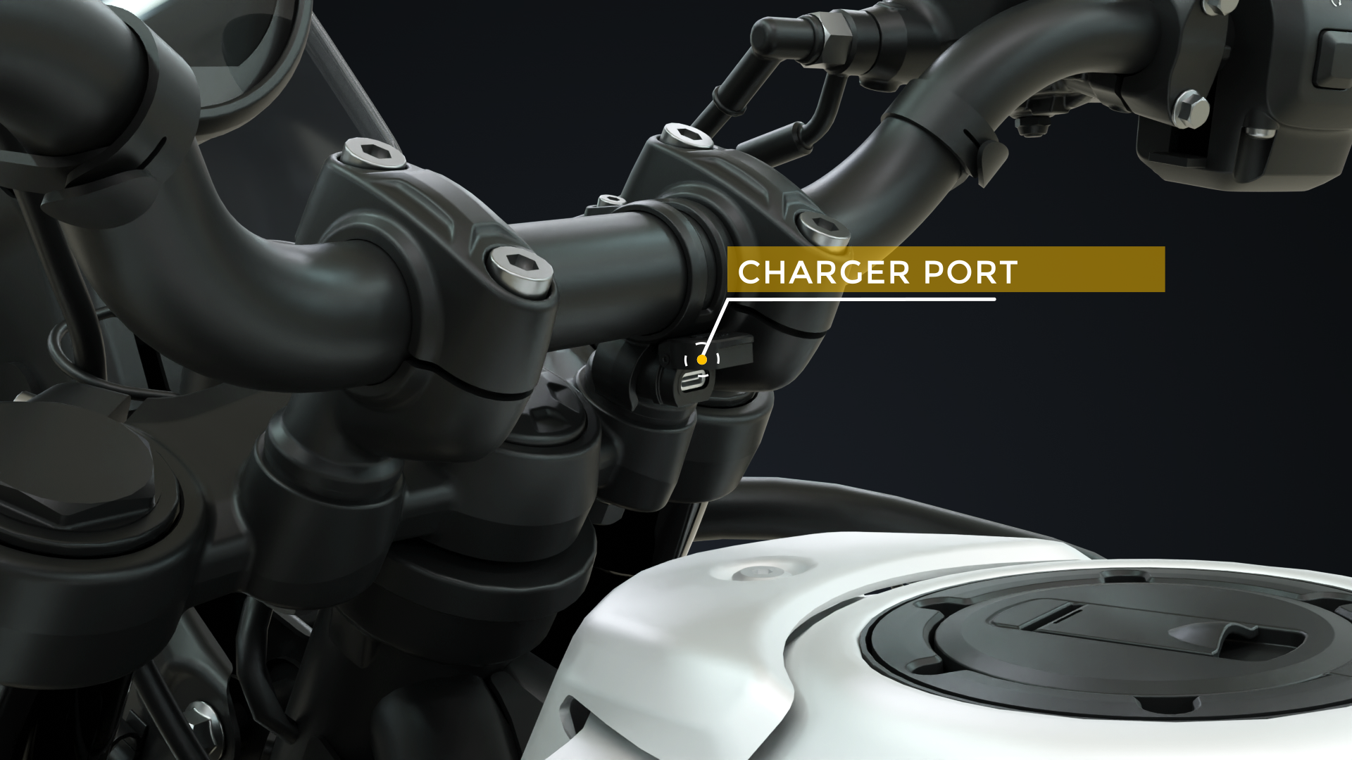 New Royal Enfield Himalayan 450 Bike – Charger Port
