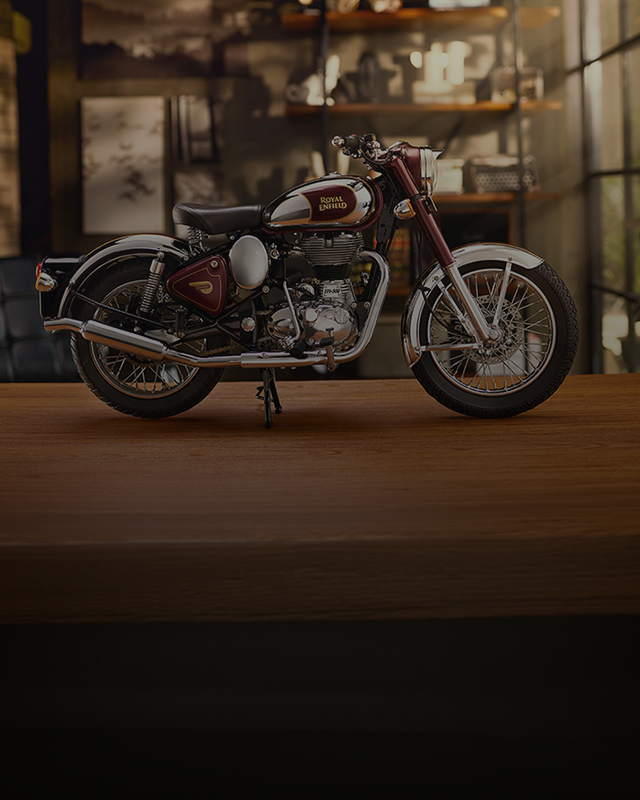 Classic Collectable 1:3 Scale Model  - Maroon Chrome