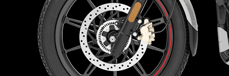 Tough Alloy Wheels with Dual Purpose 19/17 tires 