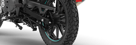 Tough Alloy Wheels with Dual Purpose 19/17 tires 