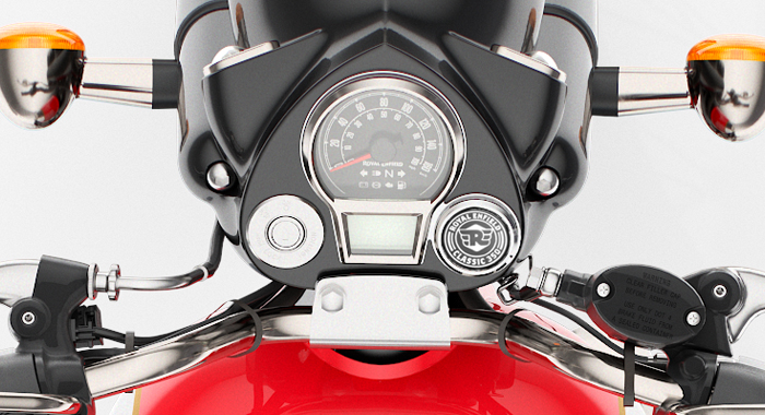Royal Enfield Classic 350 Bike - Instrument Cluster
