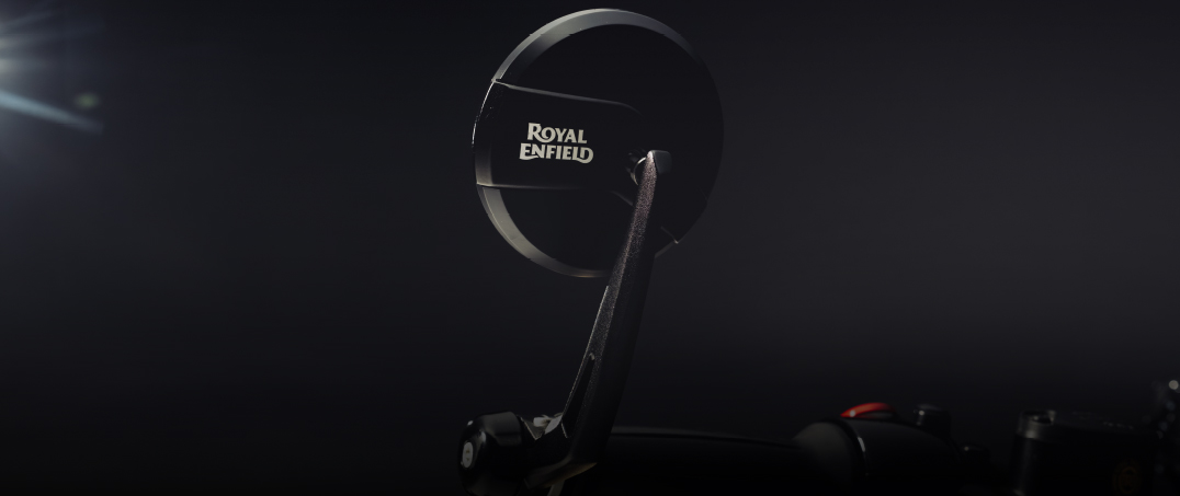 Black bar end mirrors