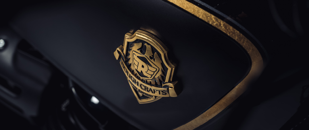 Cast brass badging