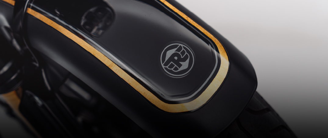 Gold-leaf striping