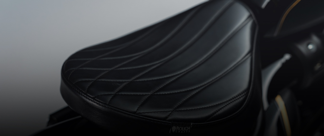 Premium quilted leather seat